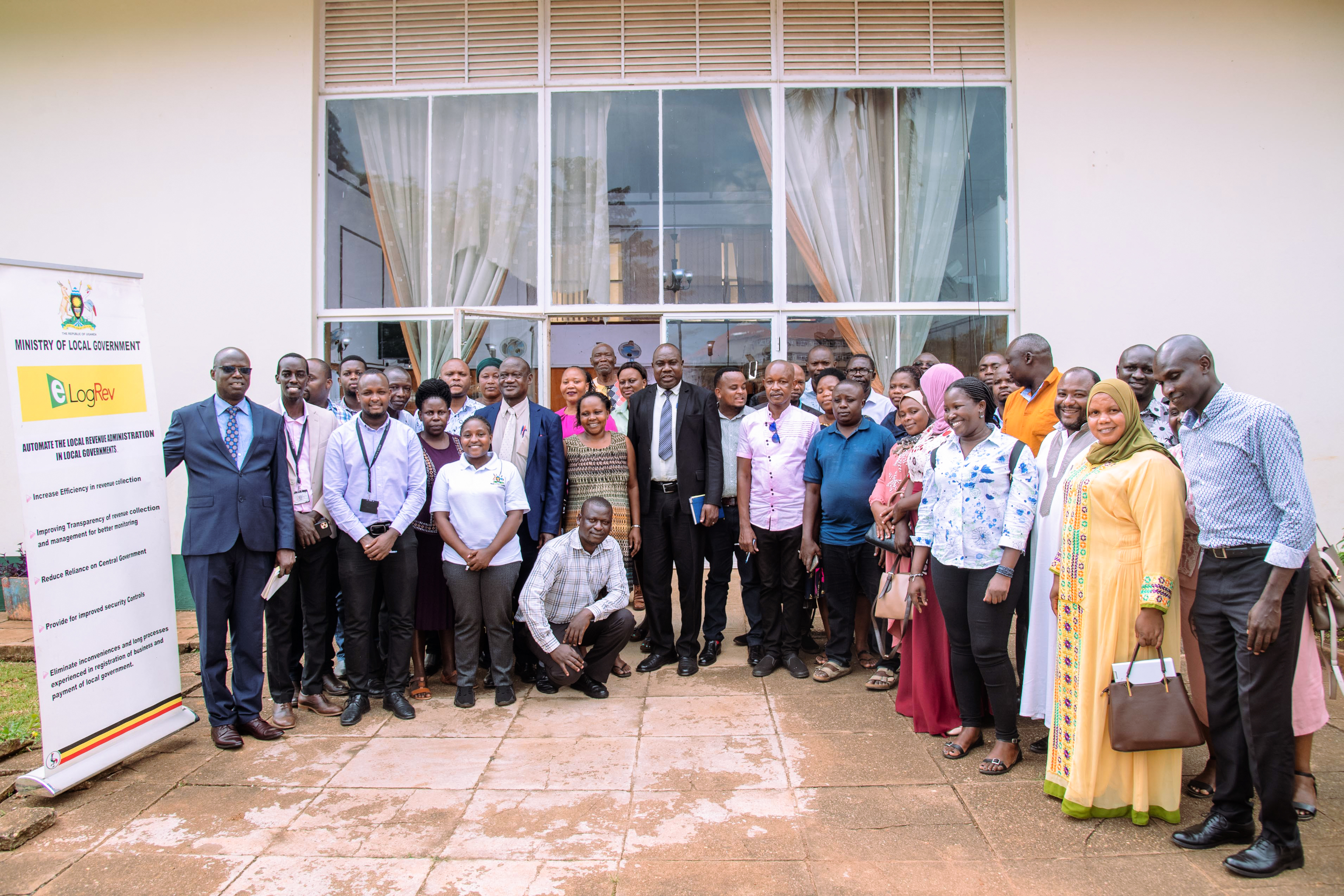 A group photo of officers